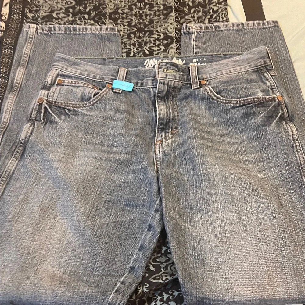 Wrangler Retro Men’s Straight Jeans - Light Blue Denim